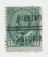 23457) Canada  Windsor Ontario Inverted Precancel - Preobliterati