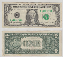 Stati Uniti D'America 1995 One Dollar Usato - Federal Reserve (1928-...)