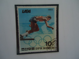 KOREA DDR   USED   STAMPS   SPORTS DIVING - Plongée