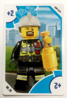 28 Fireman - Lego City - Carte Lego Toys R'Us - 2017 - Autres & Non Classés