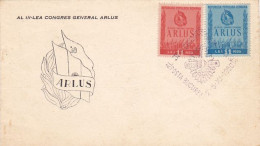 ROMANIAN- SOVIET FRIENDSHIP ASSOCIATION, SPECIAL COVER, 1950, ROMANIA - Brieven En Documenten