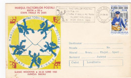 POSTAL WORKERS' MARCH, SPECIAL COVER, 1983, ROMANIA - Briefe U. Dokumente