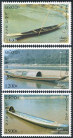 LAOS 1998 - YT 1320-22 ; Mi# 1635-37 , Sc 1387-89 MNH Pirogues - Laos