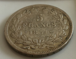 5 Francs Louis Philippe 1831 T TR - 5 Francs