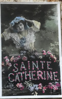 Carte Sainte Catherine En Fleurs - Sainte-Catherine