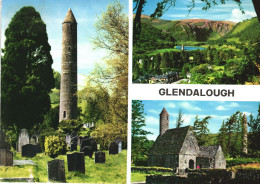 Delcampe - GLENDALOUGH, TOWN, ST.KEVIN MONASTERY, ROUND TOWER, IRELAND - Wicklow