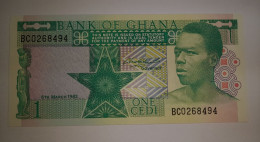 Ghana - 1 Cedi - 1982 - P017b    UNC - Ghana