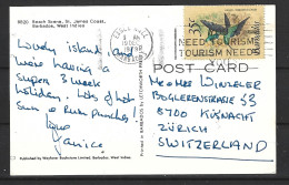 BARBADE. N°481 De 1979 Sur Carte Postale. Colibri. - Segler & Kolibris