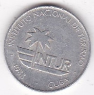 Cuba 5 Centavos INTUR  1988 , En Aluminium, KM# 413  - Cuba