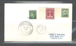 CANADA 1951 COVER "ON THE HIGH" OF "H.M CUTTER LADY NELSON" CINDERELLA COVER - Postal History