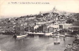 CPA - FRANCE - 13 - MARSEILLE - Le Quai De Rive Neuve Et ND De La Garde - Non Classés