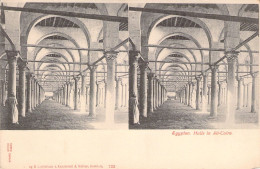 CPA - Vue Stéréoscopique - EGYPTE - Halle In Alt Cairo - Caïro