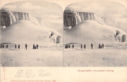 CPA - Vue Stéréoscopique - Niagarafälle - Am Grossen Eisberg - Unclassified