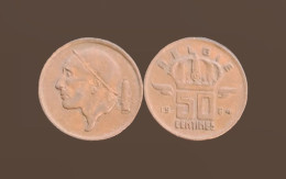 Belgique 50 Centimes   Belgie  1964 TTB - 50 Centimes