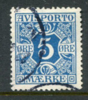 DENMARK 1914 Avisporto (newspaper Accounting Stamps) Perf. 14:14½  5 Ø..used.  Michel 2Y - Usati