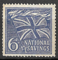 National Savings : Flaming Cross 6d (1944)   VIGNETTE Reklamemarke CINDERELLA POSTER LABEL  - Erinnofilia