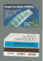 111 Golden - Scopri La Carta Infinita Da L. 5.000 31-12-92 Mantegazza - Tipo B - Openbaar Gewoon