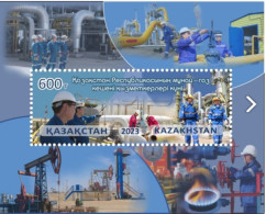 2023...KAZAKHSTAN... STAMP...DAY OF OIL AND GAS WORKERS.NEW!!! - Usines & Industries