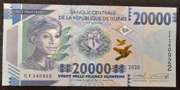 GUINEA- 20 000 FRANCS 2020. - Guinée