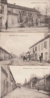 BERNES MAIRIE LA GRANDE RUE MAISON COCHU LE CHATEAU L'EGLISE 5 CARTES - Andere & Zonder Classificatie