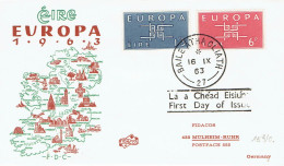 Irland / Ireland - Mi-Nr 159/160 FDC (K1794) - 1963