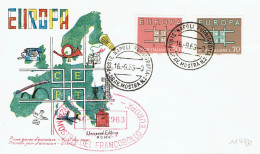 Italien / Italia - Mi-Nr 1149/1150 FDC (K1796) - 1963