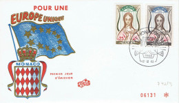 Monaco - Mi-Nr 742/743 FDC (K1799) - 1963