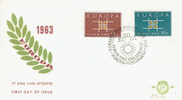 Niederlande / Netherland - Mi-Nr 806/807 FDC (K1800) - 1963