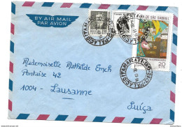 237 - 68 - Enveloppe Envoyée Du Brésil En Suisse 1970 - Briefe U. Dokumente