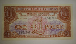 Gran Bretaña - Great Britain 1 Pound -  BAF - British Armed Forces -    UNC - Fuerzas Armadas Británicas & Recibos Especiales