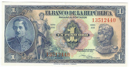 Colombia 1 Peso Oro 1/1/1950 Serie HH UNC - Kolumbien