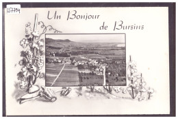 DISTRICT DE ROLLE - UN BONJOUR DE BURSINS - TB - Bursins