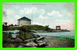 KINGSTON, ONTARIO - MARTELLO TOWER IN MACDONALD PARK - TRAVEL IN 1906 - PUB. BY MAHOOD BROS, - - Kingston