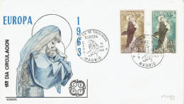 Spanien / Spain - Mi-Nr 1411/1412 FDC (K1805) - 1963