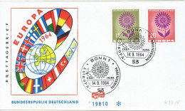 Germany - Mi-Nr 445/446 FDC (K1809) - 1964