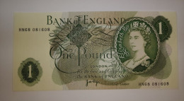 UNC England / United Kingdom - 1 Pound - Elizabeth II - 1970 - Pick 374.g    UNC - 1 Pound