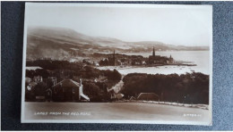 LARGS FROM THE RED ROAD OLD R/P POSTCARD SCOTLAND - Ayrshire