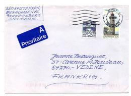 Danemark--1996--AALBORG Pour VEDENE-84 (France)--Composition Timbres ( Phare)  Sur Lettre.....cachet - Lettres & Documents