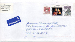 Danemark--1997--AALBORG Pour VEDENE-84 (France)--Composition Timbres (couple Royal)  Sur Lettre.....cachet - Storia Postale