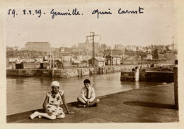 Granville - Photo Ancienne - Vue Sur Le Quai Carnot - 1929 - Granville