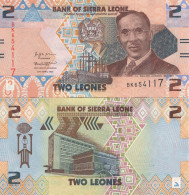 SIERRA LEONE 2 Leones 2022 UNC, P-New - Sierra Leone