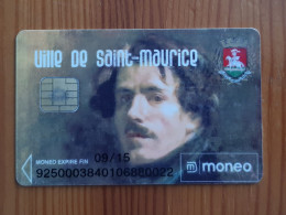 JOLIE CARTE MONEO PORTE MONNAIE ELECTRONIQUE VILLE DE SAINT MAURICE PAS COURANT !!! - Monéo