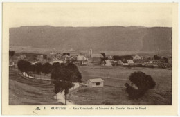 (25) 130, Mouthe, CAP 4, Vue Générale Et Source Du Doubs Dans Le Fond - Mouthe