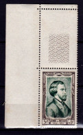 Timbre Neuf**  De France  Année 1951 N° 891 Alfred De Musset Bords De Feuille  Gauche Et Haut Avec Guillochage - Unused Stamps