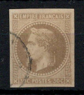 Colonies Générales - YV 9 Oblitéré , Grandes Marges , Pas Aminci , Cote 80 Euros - Napoleon III