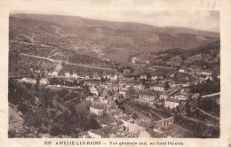 AMELIE LES BAINS - VUE GENERALE SUD AU FOND PALALDA - Amélie-les-Bains-Palalda