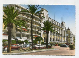 AK 154348 FRANCE - Nice - La Promenade Des Anglais Et Le Palais De Méditerranée - Transport Urbain - Auto, Autobus Et Tramway