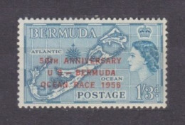 1956 Bermuda 152 Queen Elizabeth II - Overprint - Bermuda