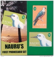 Nauru - 1999 First Issue Set (2) - NAU-2/3 - Specimens In Folder - Nauru