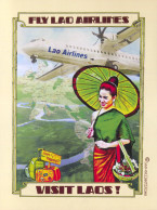 Laos - CPM - VISIT LAOS ! Fly Lao Airlines. - Laos